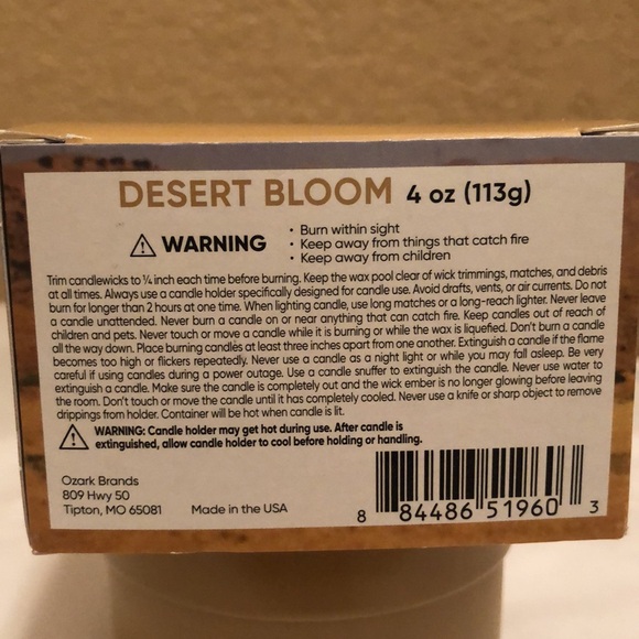 NIB Biolage Professional Desert Bloom Scented Candle. 4 oz. Spice scent. - Picture 7 of 7